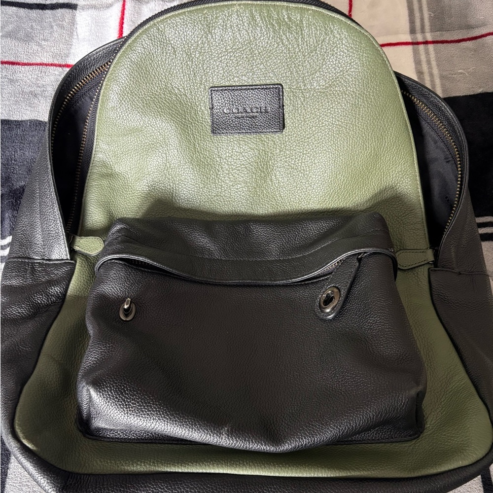 Coach Leather back pack